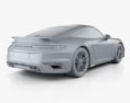 Porsche 911 Turbo S coupe 2022 3d model