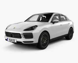 Porsche Cayenne S coupe 2020 3D model