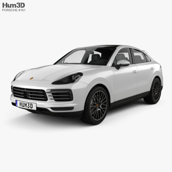 Porsche Cayenne S coupe 2020 3D model