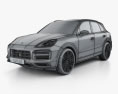 Porsche Cayenne GTS 2022 3Dモデル wire render