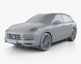 Porsche Cayenne GTS 2022 3Dモデル clay render