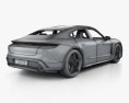 Porsche Taycan Turbo S HQインテリアと 2020 3Dモデル