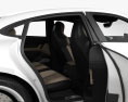 Porsche Taycan Turbo S with HQ interior 2022 3d model