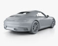 Porsche 911 Carrera 4S カブリオレ HQインテリアと 2019 3Dモデル