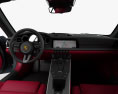 Porsche 911 Carrera 4S cabriolet HQインテリアと 2019 3Dモデル dashboard