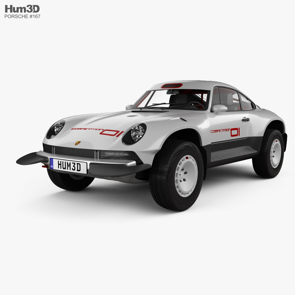 Porsche Singer All-terrain Competition Study 2022 3D модель