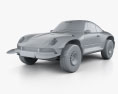 Porsche Singer All-terrain Competition Study 2022 3Dモデル clay render