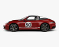 Porsche 911 Targa 4S Heritage 2022 3D模型 侧视图