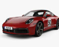 Porsche 911 Targa 4S Heritage 2022 3d model