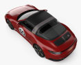Porsche 911 Targa 4S Heritage 2022 3Dモデル top view