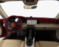 Porsche 911 Targa 4S Heritage HQインテリアと 2021 3Dモデル dashboard