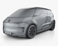 Porsche Vision Renndienst 2019 3d model wire render