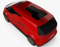 Porsche Vision Renndienst 2019 3d model top view