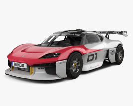 Porsche Mission R 2021 3D-Modell