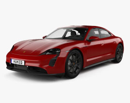 Porsche Taycan GTS 2021 3D модель