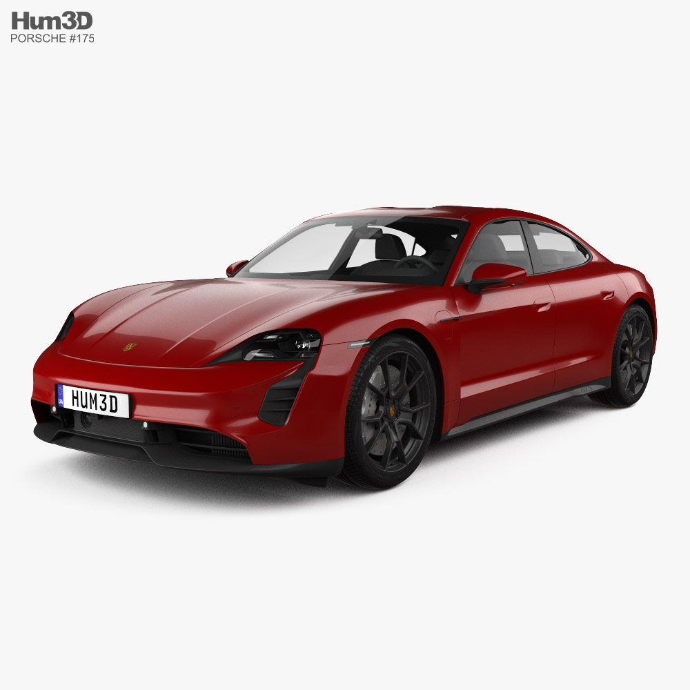 Porsche Taycan GTS 2021 3D model