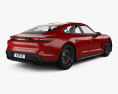 Porsche Taycan GTS 2021 3Dモデル 後ろ姿
