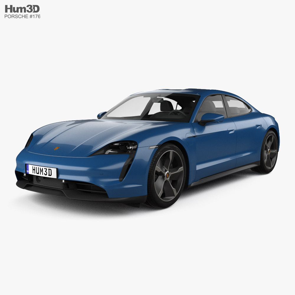 Porsche Taycan 2020 3D модель