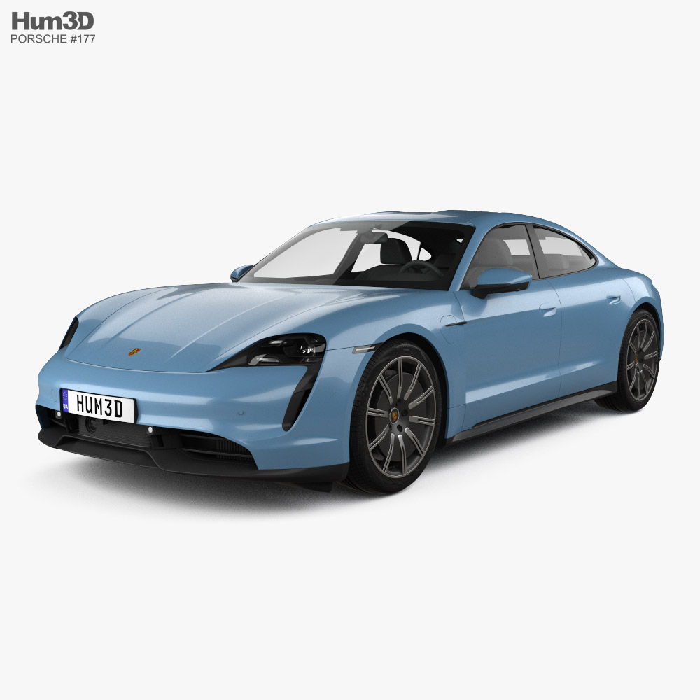 Porsche Taycan 4S 2019 3D модель