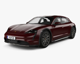 Porsche Taycan 4 Cross Turismo 2021 3D模型
