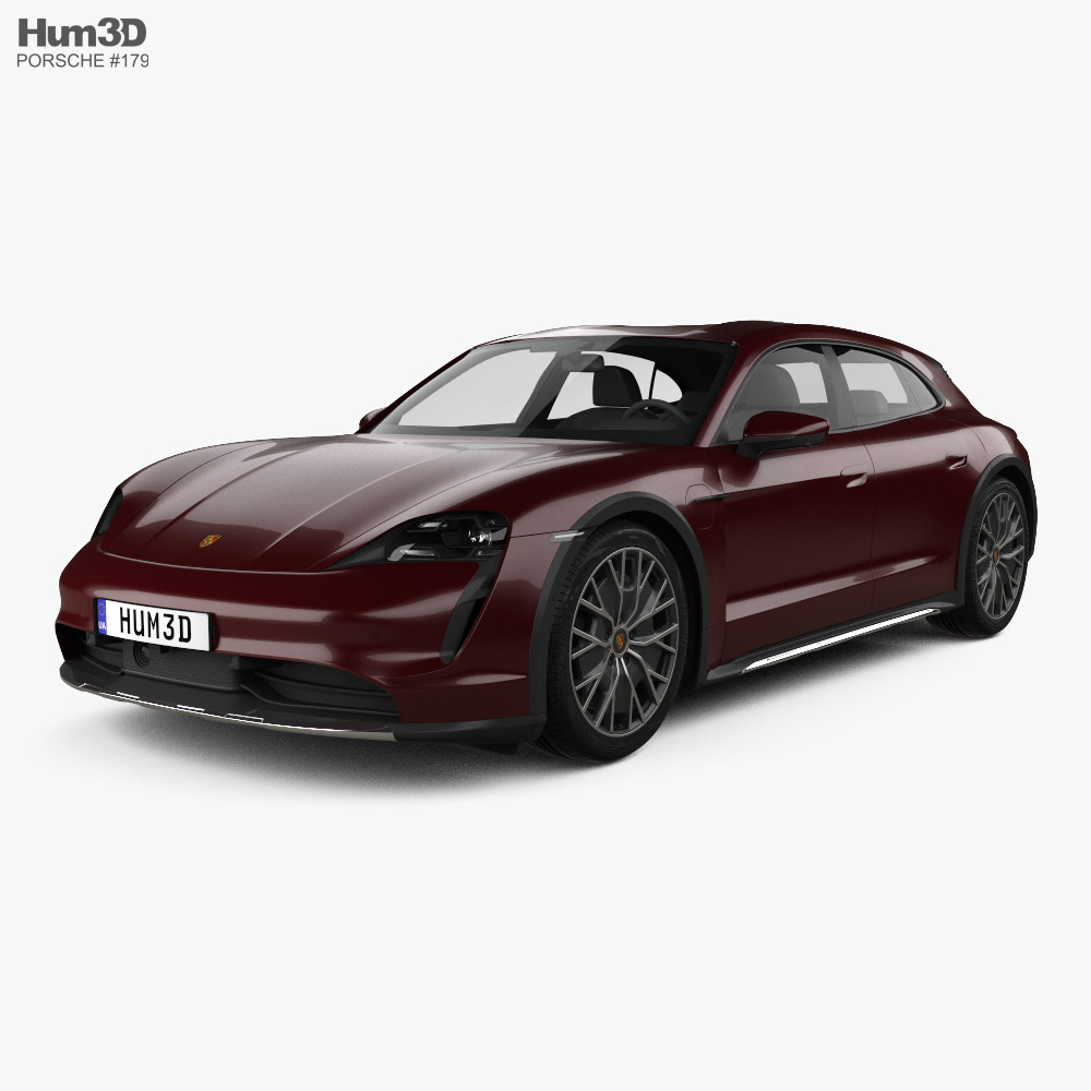 Porsche Taycan 4 Cross Turismo 2021 3D 모델 