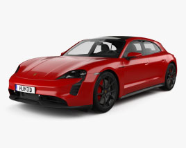 Porsche Taycan GTS Sport Turismo 2021 3D模型