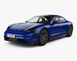 Porsche Taycan Turbo 2019 3D model