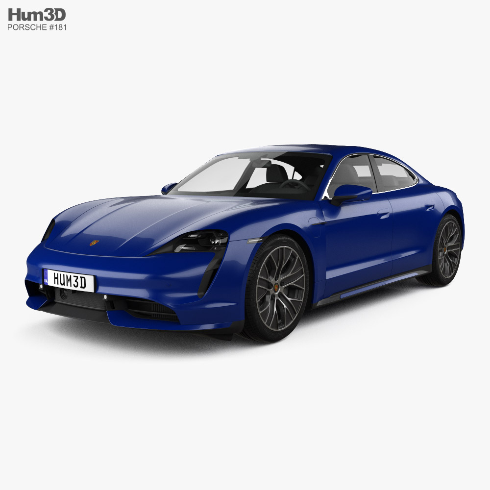 Porsche Taycan Turbo 2019 3D-Modell