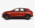 Porsche Macan S 2023 3d model side view
