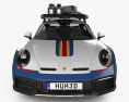Porsche 911 купе Dakar 2023 3D модель front view