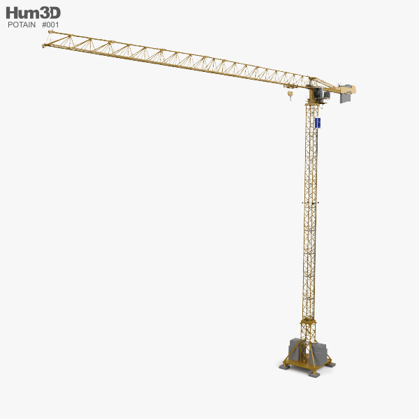 Potain Tower Crane MDT 389 2019 3D model