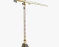 Potain Tower Crane MDT 389 2019 3D-Modell Rückansicht