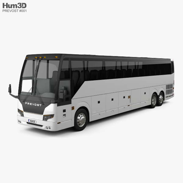 Prevost H3-45 bus 2004 3D model