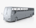 Prevost H3-45 bus 2004 3d model clay render