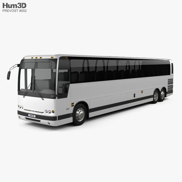 Prevost X3-45 Commuter Autobus 2011 Modèle 3D