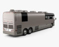 Prevost X3-45 Entertainer Bus 2011 3D-Modell Rückansicht