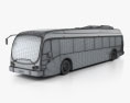 Proterra Catalyst E2 Ônibus 2016 Modelo 3d wire render