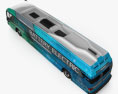 Proterra Catalyst E2 Bus 2016 3D-Modell Draufsicht