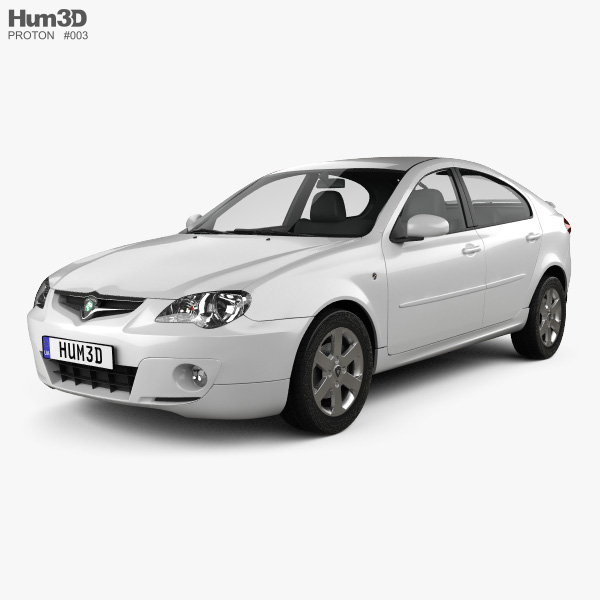 Proton Gen-2 ハッチバック 2012 3Dモデル