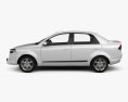 Proton Saga FLX 2013 3d model side view