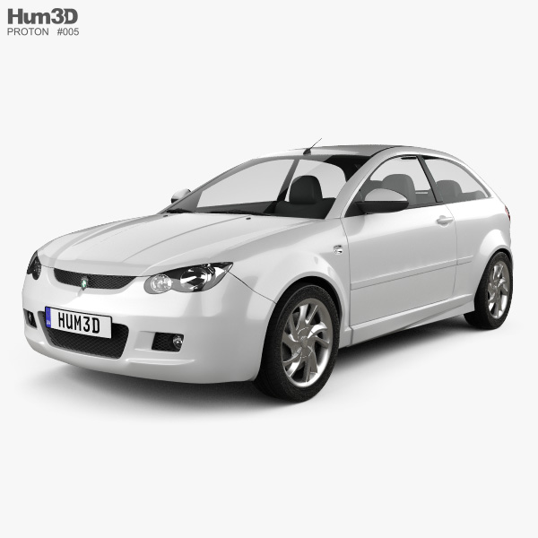Proton Satria 2013 3Dモデル