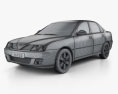 Proton Waja (Impian) 2013 Modello 3D wire render