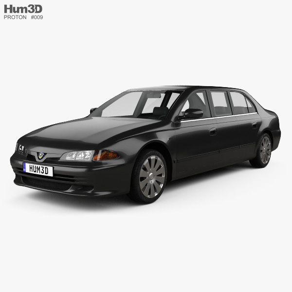 Proton Perdana Grand リムジン 2004 3Dモデル