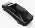 Proton Perdana Grand 리무진 2010 3D 모델  top view