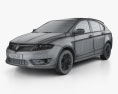 Proton Suprima S 2016 3Dモデル wire render