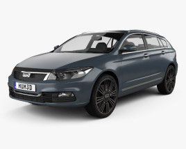 Qoros 3 estate 2016 3D model