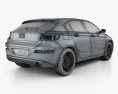 Qoros 3 Хетчбек 2016 3D модель