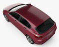 Qoros 3 hatchback 2016 3d model top view