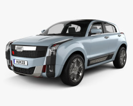Qoros 2 SUV PHEV 2016 3D model