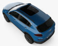 Qoros 5 SUV 2019 3D模型 顶视图